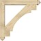 Ekena Millwork Merced Arts and Crafts Rough Sawn Bracket w/ Offset Brace, Douglas Fir, 6"W x 36"D x 36"H BKT0604X36X36MRC03RDF - alternate 3